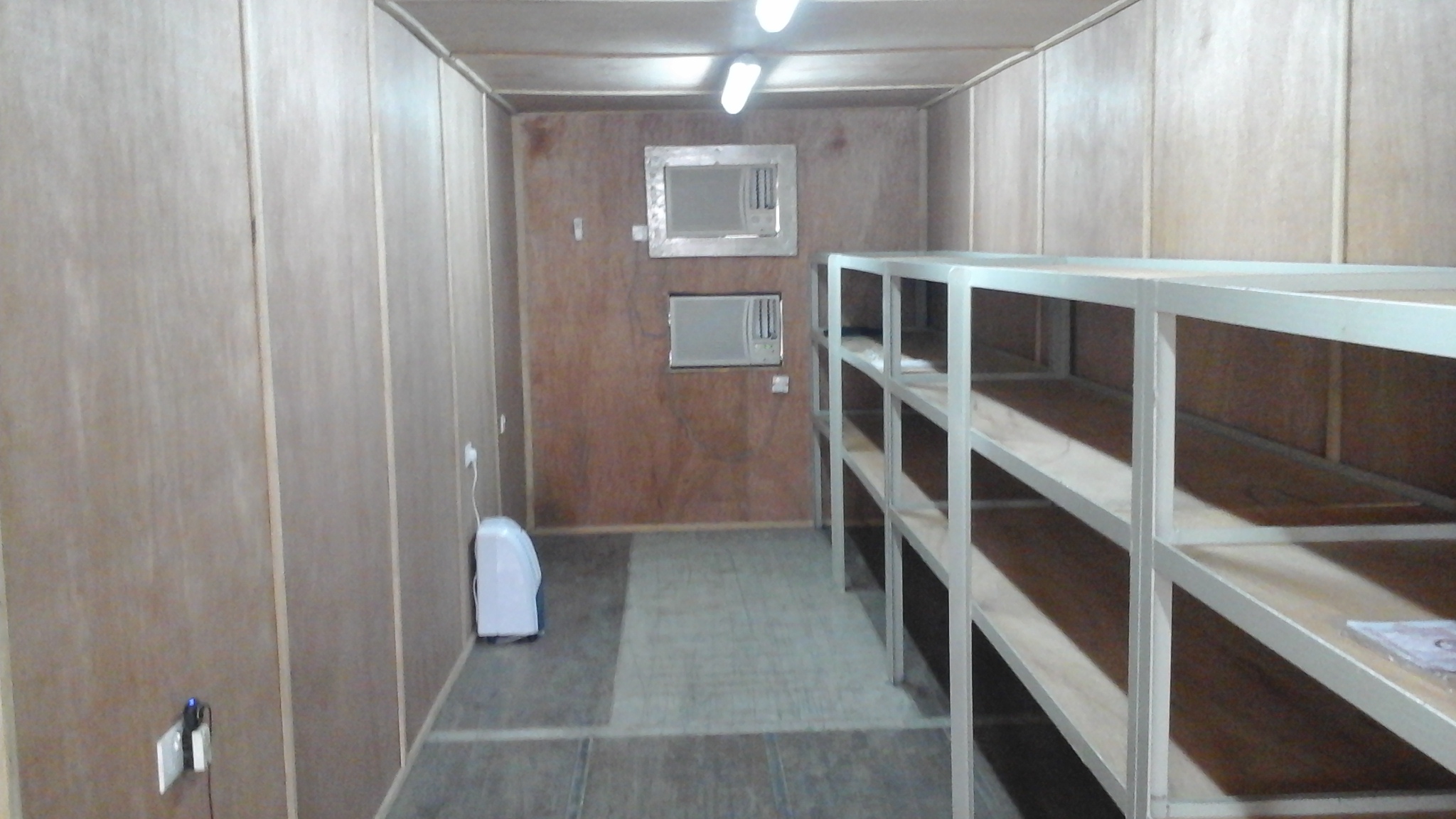 inside-storage-container-with dehumidifier